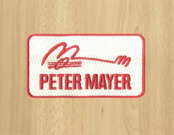 Picture of Peter Mayer embroidered patch